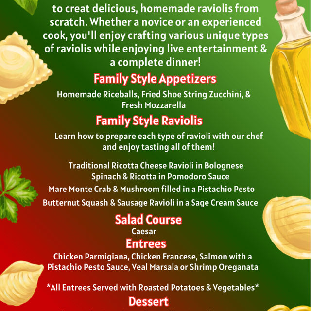 ravioli making class