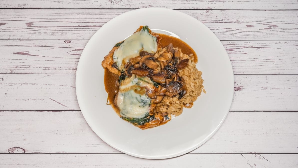 Chicken Saltimbocca.