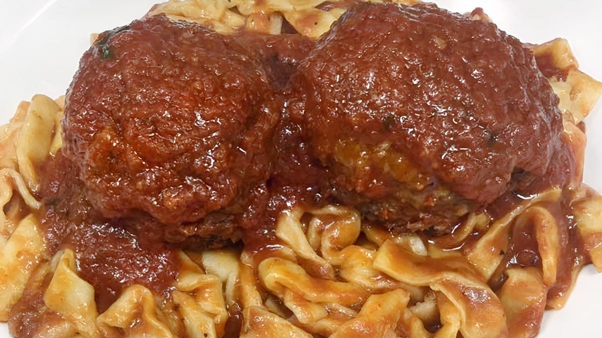 Spaghetti With Meatballs.