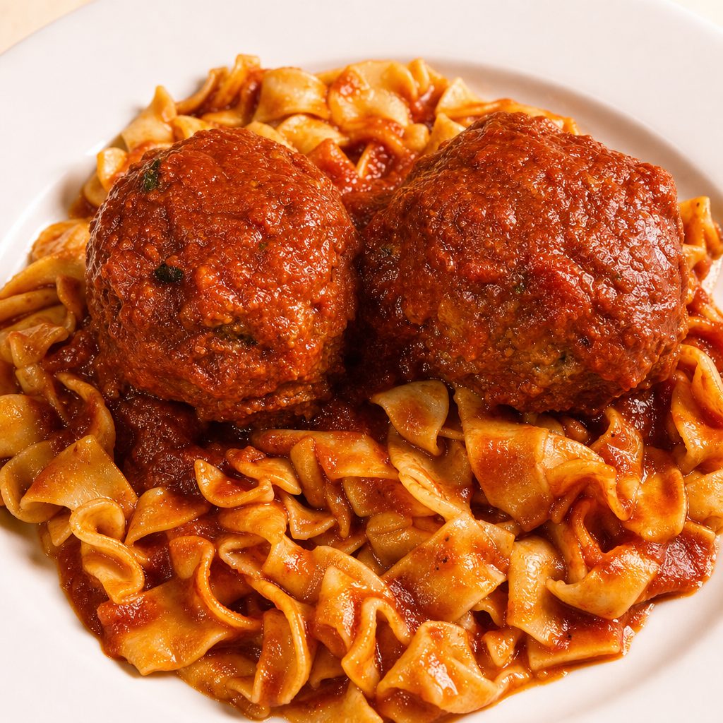 Spaghetti With Meatballs.