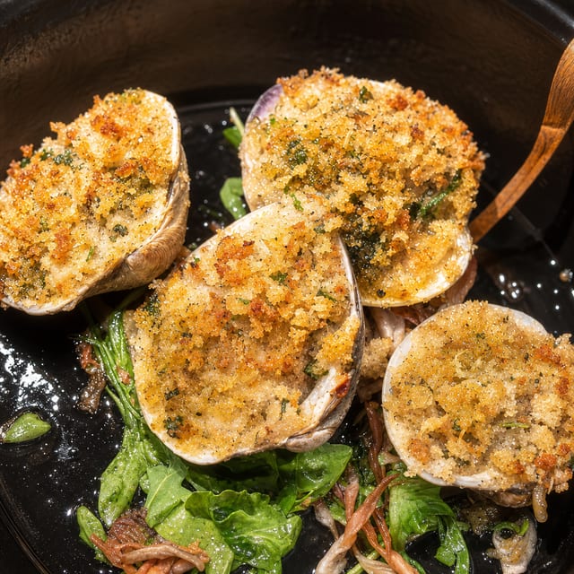 Clams Oreganata.