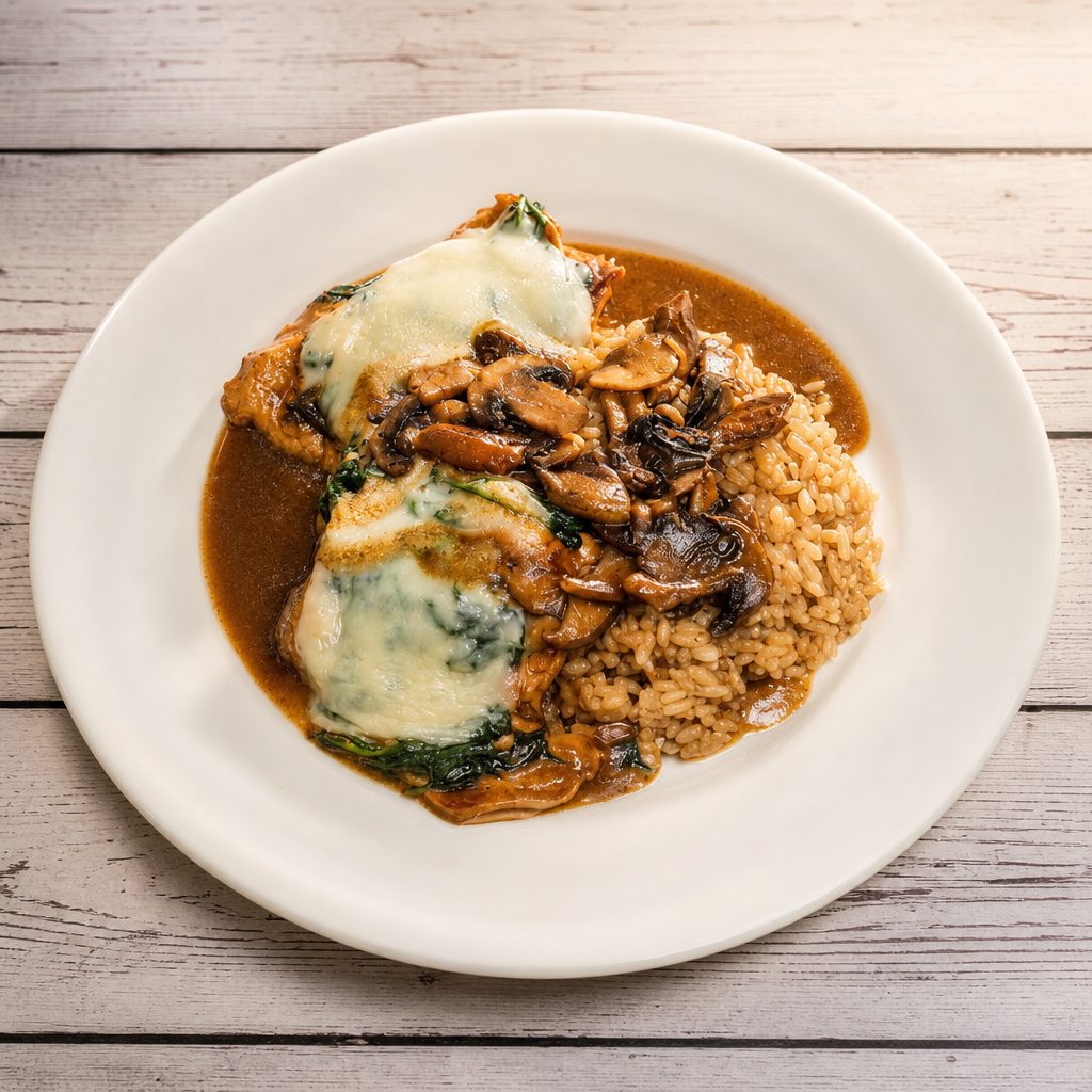 Chicken Saltimbocca.