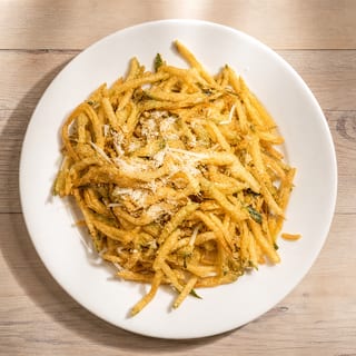 Fried Shoestring Zucchini