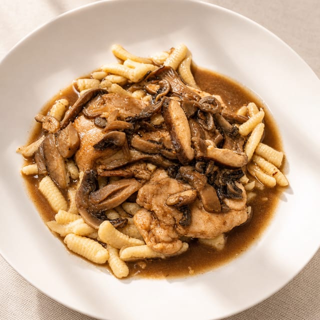 Chicken Marsala.