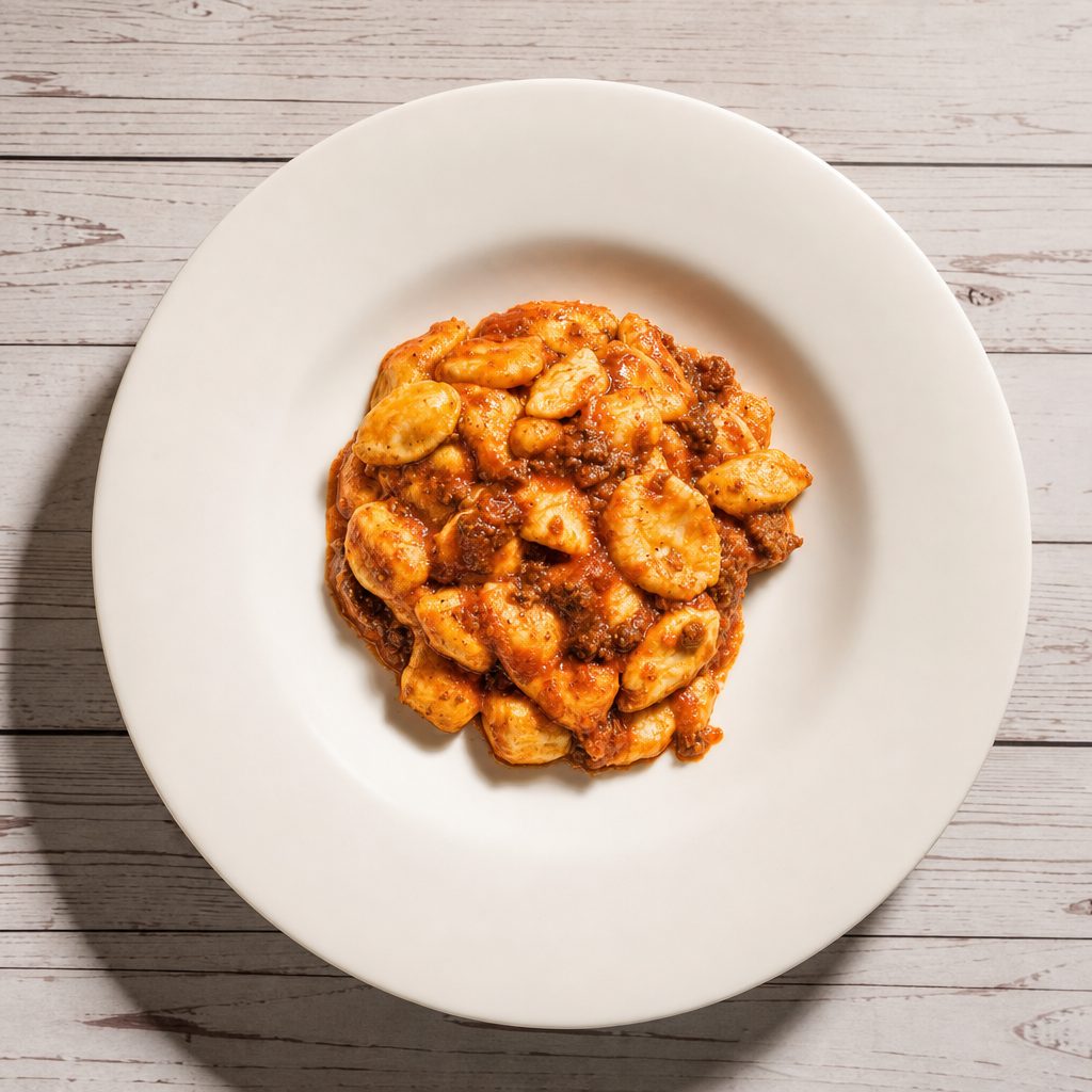 Gnocchi Bolognese.