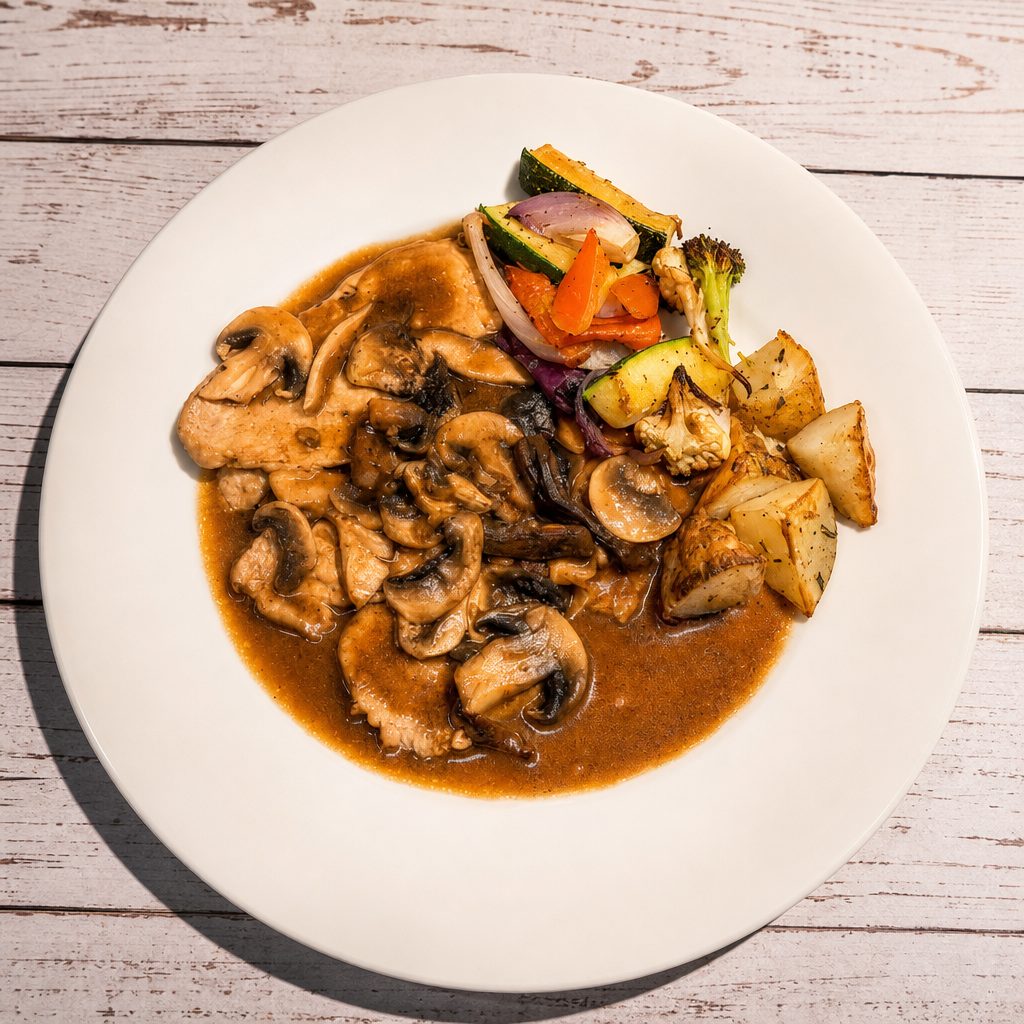Chicken Marsala.